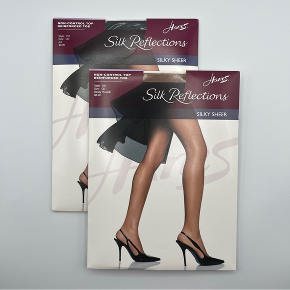 Hanes Silk Reflections Silky Sheer Pantyhose - Picture 8 of 8